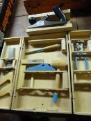 Part Wood Working Set, Mitre Block and a Stanley P