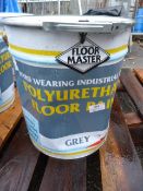 20L Tin of Grey Industrial Polyurethane Floor Pain