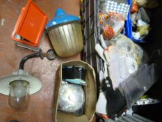 Miscellaneous Box Including Lighting, Screws Caste
