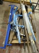 Pallet of Crowbars, etc.