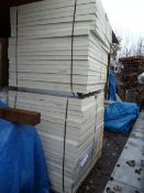 Two Pallets of Insulation Comprising 38 120x120cm Sheets (4cm and 6cm thicknesses)