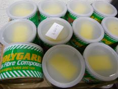 12 Tins of Polygard Glass Fibre Compound Kit No.0.