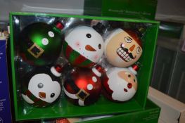 *C.G. Hunter Christmas Baubles 6pk