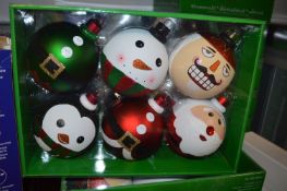 *C.G. Hunter Christmas Baubles 6pk