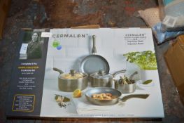 *5pc Pewter Cookware Set