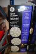 *LED Light Spheres 3pk