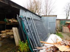 *Secure Fencing with Gate and Blocks