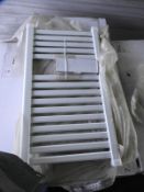 *Victoria Plumb White 800x450 Heated Towel Rail