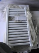 *Victoria Plumb White 800x450 Heated Towel Rail