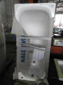 *Kaldewei White Enameled Pressed Steel Bath 1700x7