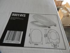 *Thermoset Toilet Seat with Adjustable Stainless S