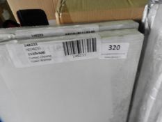 *1110x600mm Curved Chrome Towel Warmer