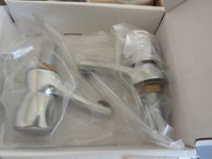 *Pair of Mercia Modern Chrome Plated Basin Taps