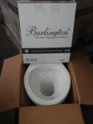 *Burlington Back-to-Wall P14 Toilet with Soft Close High Gloss Seat
