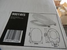 *Thermoset Toilet Seat with Adjustable Stainless S