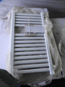 *Victoria Plumb White 800x450 Heated Towel Rail