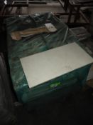 *40 Packs of 30x60cm White Ceramic Tiles