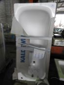 *Kaldewei White Enameled Pressed Steel Bath 1700x7