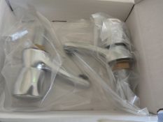 *Pair of Mercia Modern Chrome Plated Basin Taps