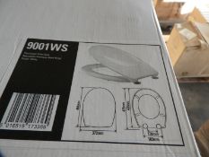 *Thermoset Toilet Seat with Adjustable Stainless S