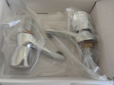 *Pair of Mercia Modern Chrome Plated Basin Taps
