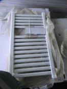 *Victoria Plumb White 800x450 Heated Towel Rail