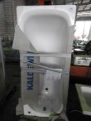 *Kaldewei White Enameled Pressed Steel Bath 1700x7