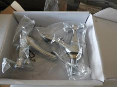 *Pair of Mercia Contemporary Basin Taps
