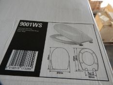 *Thermoset Toilet Seat with Adjustable Stainless S
