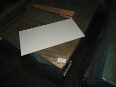 *32 Boxes of Beyaz 30x60cm Super White Tiles