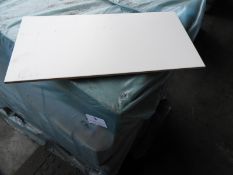*Pallet Containing 54m^2 of 25x50mm White Ceramic Wall Tiles