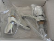 *Pair of Mercia Modern Chrome Plated Basin Taps