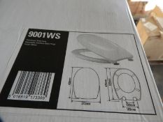 *Thermoset Toilet Seat with Adjustable Stainless S