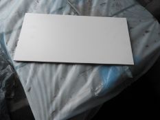 *Pallet Containing 54m^2 of 25x50mm Matt White Tiles