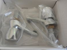 *Pair of Mercia Modern Chrome Plated Basin Taps