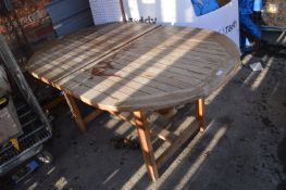 Extending Garden Table