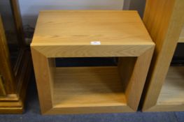 Small Light Oak Display Shelves