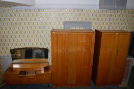 Bedroom Suite Comprising Two Double Wardrobes and