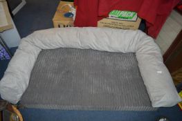 *Silentnight Large Grey Dog Bed with Bolster