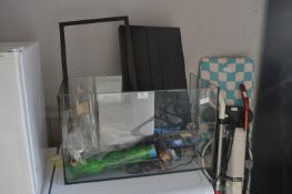 Glass Fish Tank and Accessories