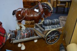 Melrose Shire Horse and Horse & Cart