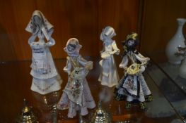 Four Figurines of Ladies
