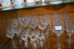 Collection Twenty Six Edinburgh Crystal Wine Glass...