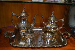 Oneida Silver Plated Tea Set
