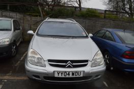 Citroen C5 Estate, Reg: YY04 WDV, MOT: June 2020