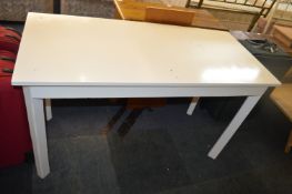 White Painted Kitchen Table