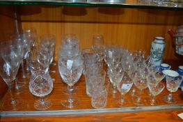 Collection of Crystal Glasses (49 Pieces)