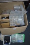 Box of Model Ship Making Tools and Sundries