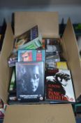 Box of DVDs