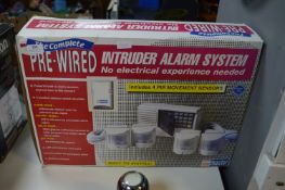 Pre Wired Intruder Alarm System